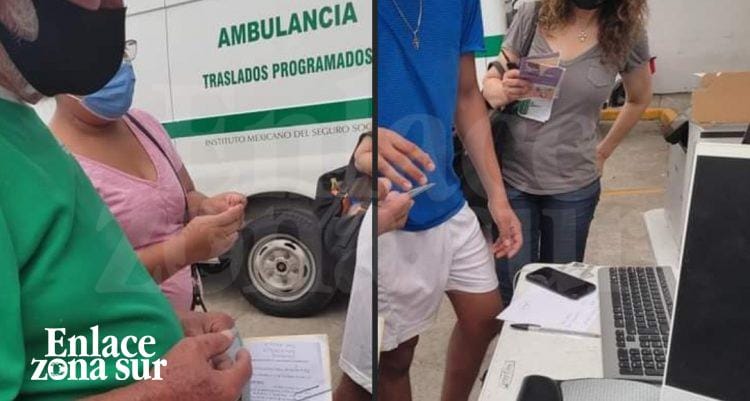 Hacen su agosto en primer día vacunación en Altamira.