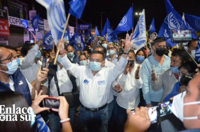 Ciro Hernández, el rival más fuerte de la contienda.