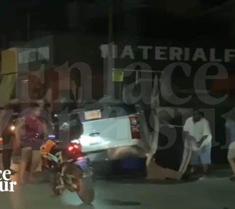 COORDINADOR DE CAMPAÑA DE CHUCHO NADER PROTAGONIZA ACCIDENTE Y SE DA A LA FUGA