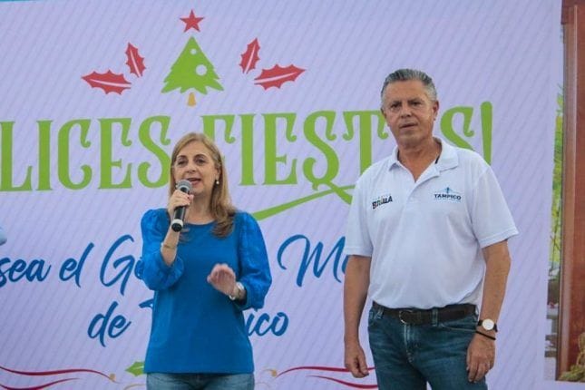 Invitan Chucho Nader y Aída Féres a Encendido del Monumental Pino Navideño