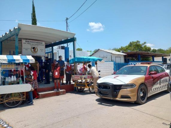 Guardia Estatal mantiene vigilancia en escuelas de Xicoténcatl