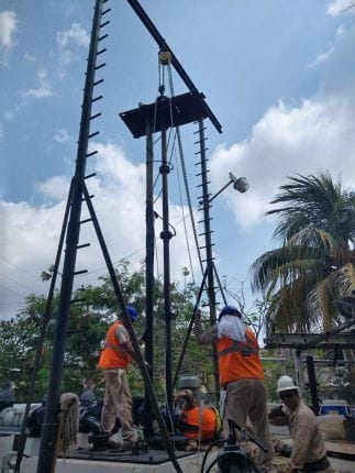 Comapa Sur avanza en mantenimiento de cárcamos
