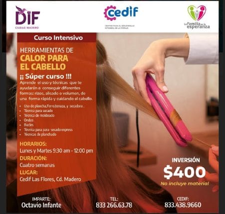 DIF Madero capacita a mujeres en cursos intensivos CEDIF