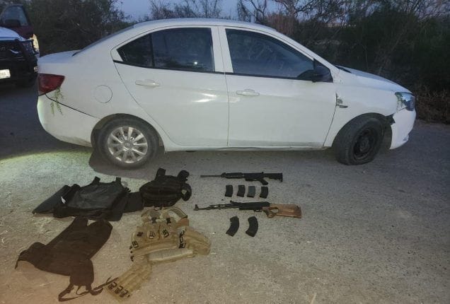 Guardia Estatal realizó aseguramiento en Matamoros