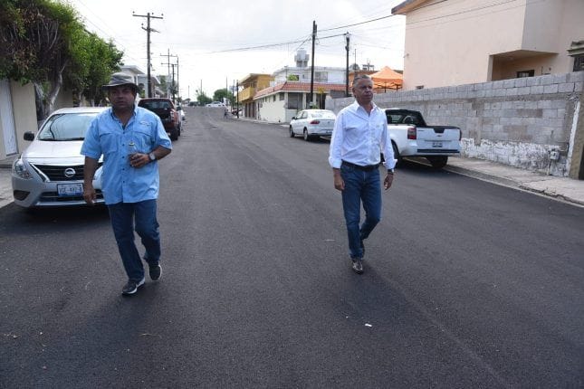 Supervisa Chucho Nader Nuevas Obras de Pavimentación