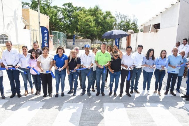 Entrega Chucho Nader Más Obras de Pavimentación en la Zona Norte