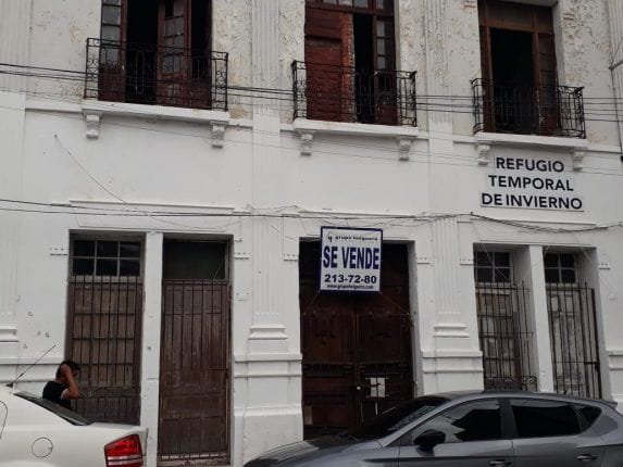 Peligra refugio de invierno;edificio ya está en venta