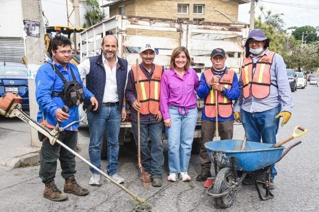 Llevan Rosa González y Pepe Schekaibán Jornada de Limpieza a Zonas Prioritarias