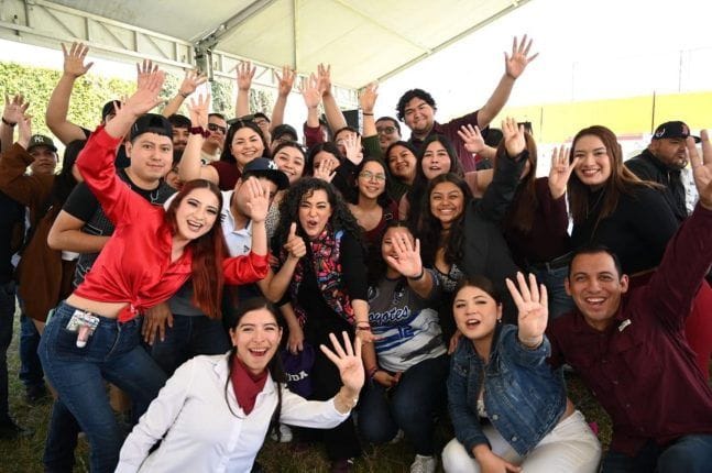 Cuando hay jóvenes participando, hay transformación, señala Olga Sosa en Reynosa.