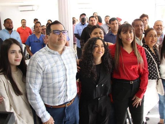 Ofrece Olga Sosa ante transportistas de Matamoros, trabajar de la mano con sectores productivos.