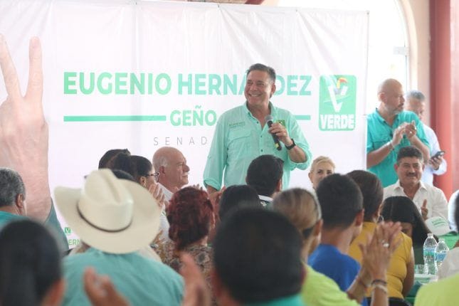 Los de derecha, izquierda y centro, votarán por Eugenio en Aldama