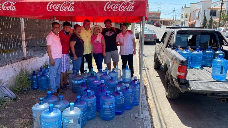 Total respaldo a familias afectadas por situación hídrica en Madero: Claudio De Leija