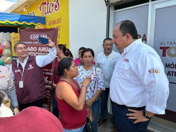 Inaugura COMAPA Altamira módulo de atención en el Fraccionamiento Los Ríos
