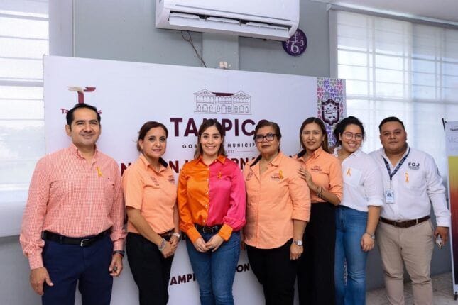 Realiza el Instituto de la Mujer de Tampico actividades en el marco del Día Naranja